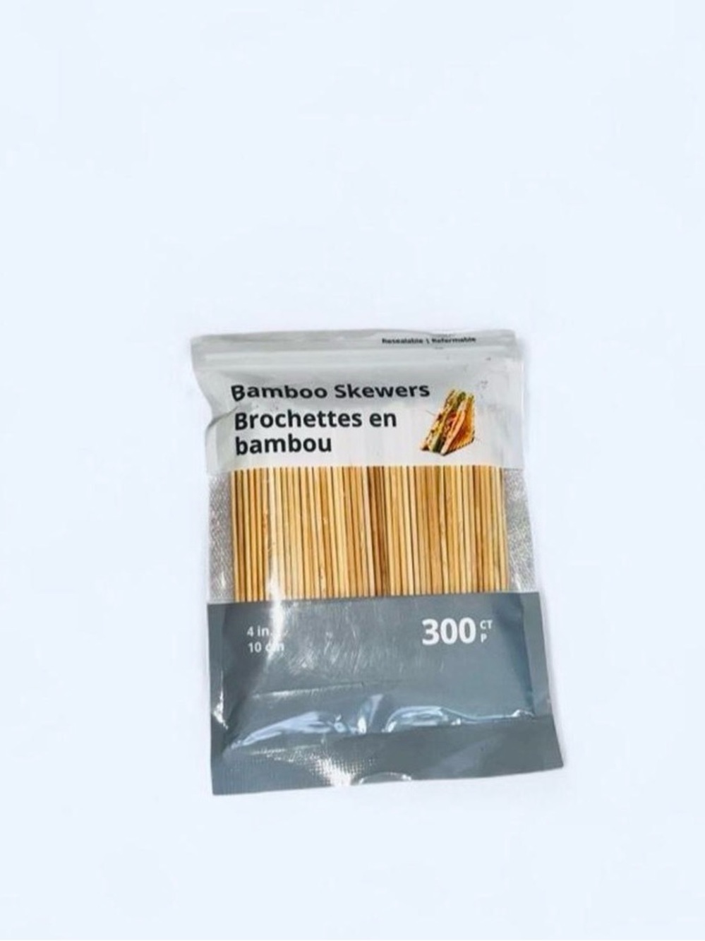 Bamboo Skewers 300-Count - Natural